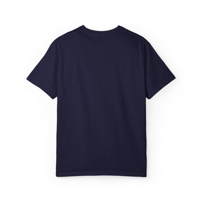Embroidered T-Shirt — 'Let It Be' Minimal Script Graphic Tee