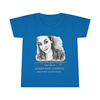 Toddler T-Shirt — Memorial Photo Tribute Tee (Custom Photo & Name)