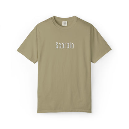 Scorpio Embroidered Script T-Shirt