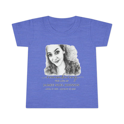 Toddler T-Shirt — Memorial Photo Tribute Tee (Custom Photo & Name)