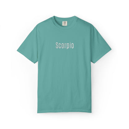 Scorpio Embroidered Script T-Shirt