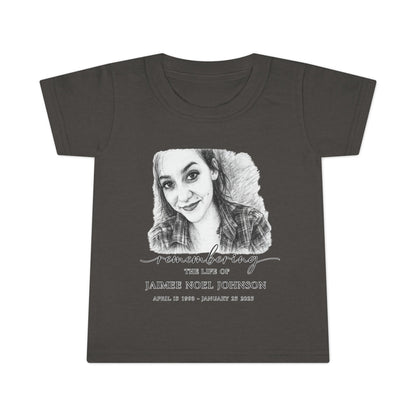Toddler T-Shirt — Memorial Photo Tribute Tee (Custom Photo & Name)