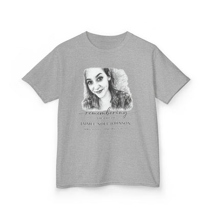 Memorial Kids Tee — "Remembering" Personalized Photo Tribute