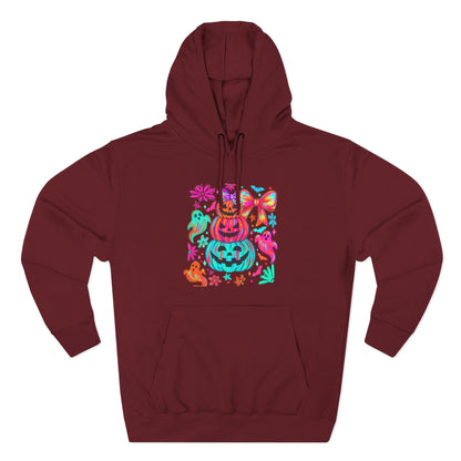 Colorful Pumpkin Hoodie — Cute Halloween Graphic Pullover
