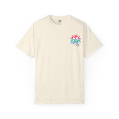 Gettin' Tipsy Camper T-Shirt — Retro Rainbow Camping Tee