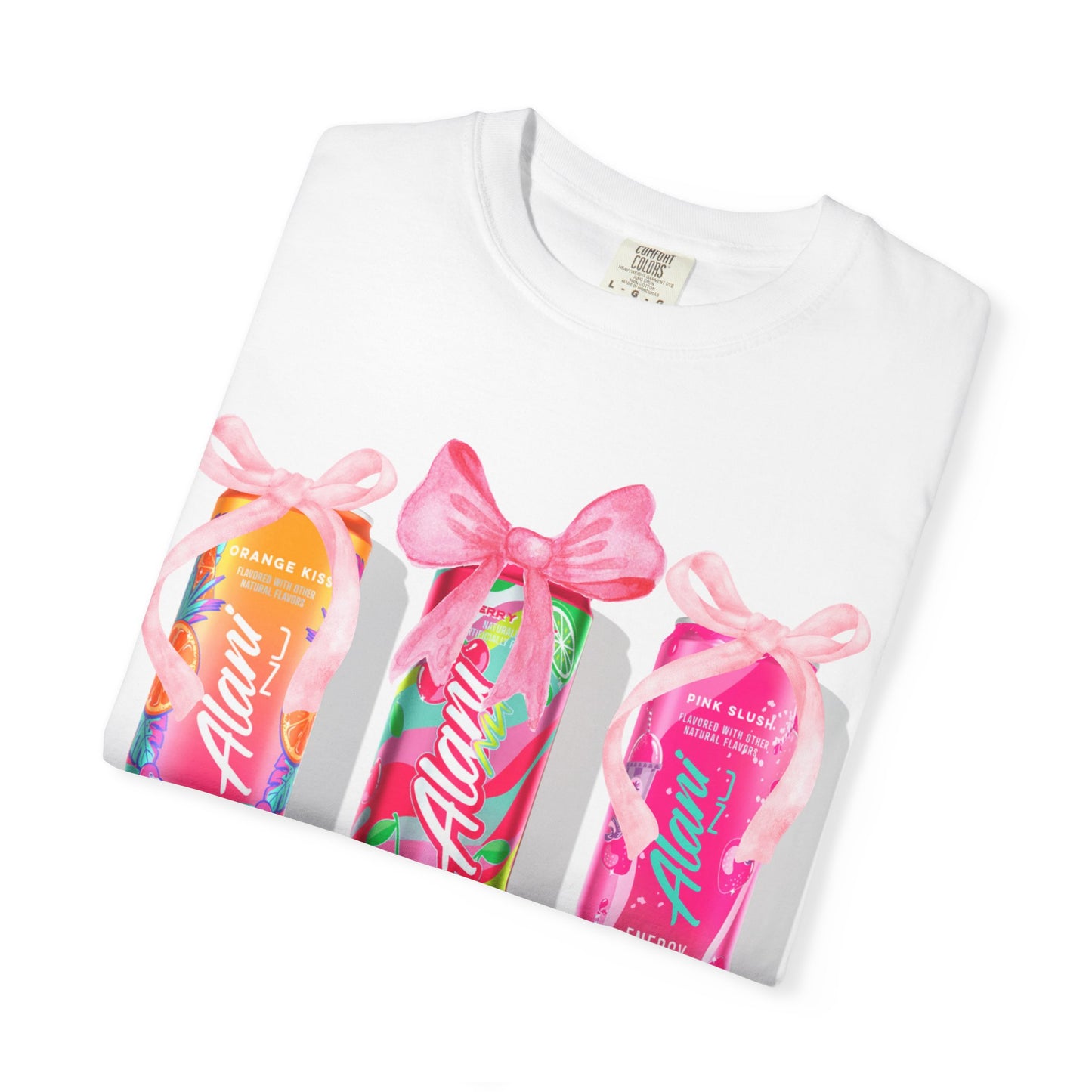 Aloha Soda Trio T-Shirt — Tropical Pink Beverage Graphic Tee