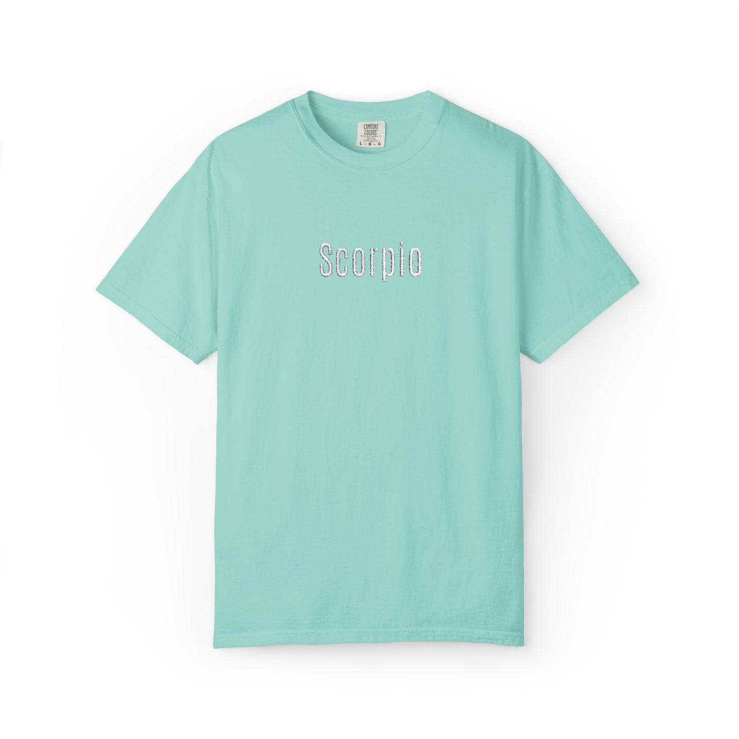 Scorpio Embroidered Script T-Shirt