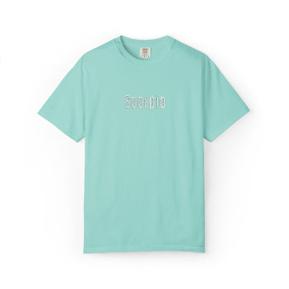 Scorpio Embroidered Script T-Shirt