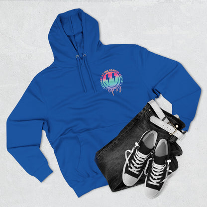 Gettin' Tipsy Camper Hoodie — Retro Pastel Camping Graphic Fleece