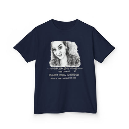 Memorial Kids Tee — "Remembering" Personalized Photo Tribute