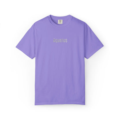 Aquarius Embroidered' Graphic T-Shirt