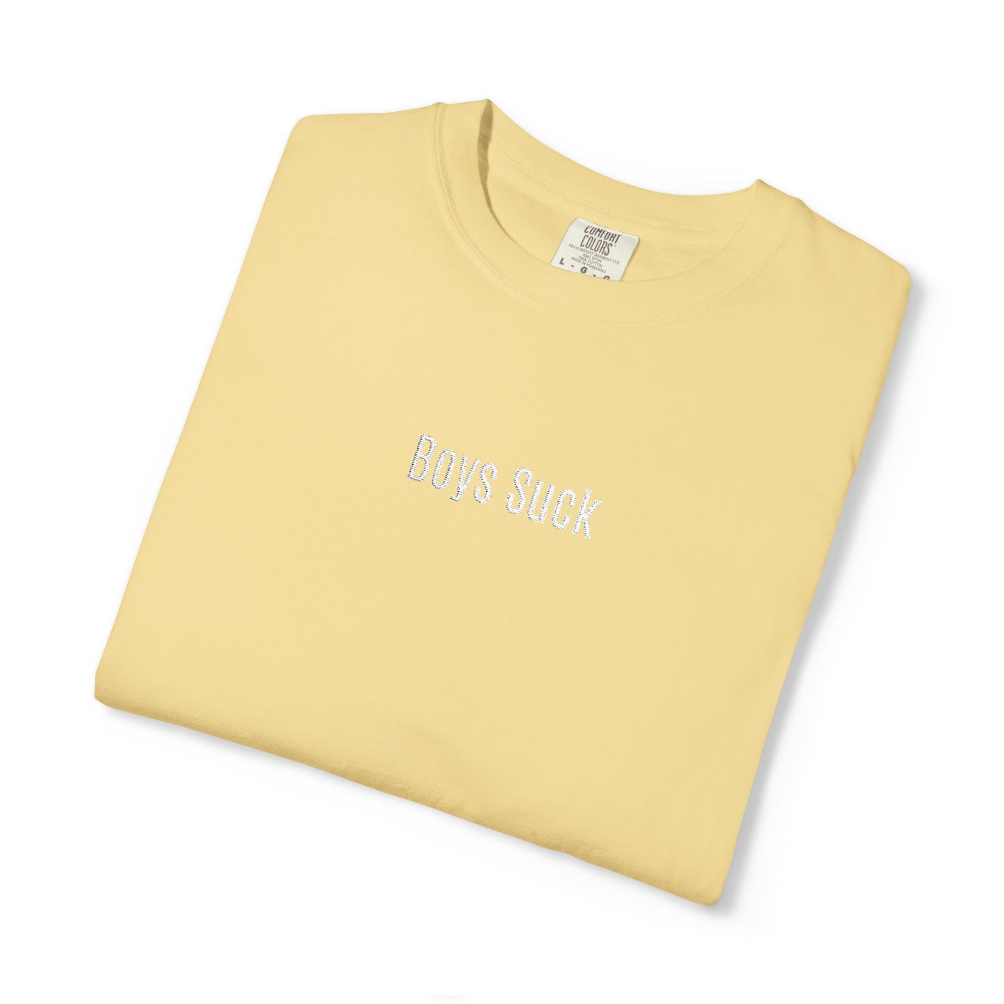 Boys Suck Embroidered  - Minimal Aesthetic Tee