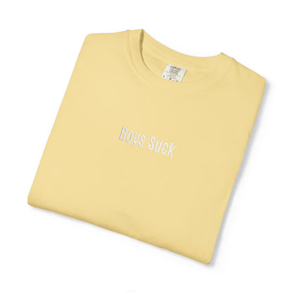 Boys Suck Embroidered  - Minimal Aesthetic Tee