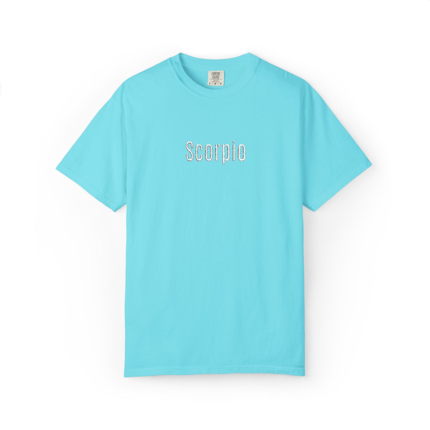 Scorpio Embroidered Script T-Shirt