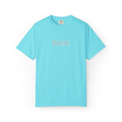 Scorpio Embroidered Script T-Shirt
