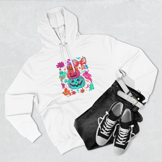 Colorful Pumpkin Hoodie — Cute Halloween Graphic Pullover