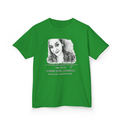 Memorial Kids Tee — "Remembering" Personalized Photo Tribute