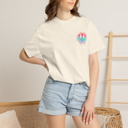 Gettin' Tipsy Camper T-Shirt — Retro Rainbow Camping Tee