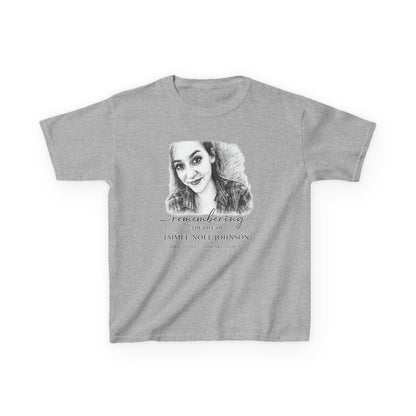 Memorial Kids Tee — "Remembering" Personalized Photo Tribute
