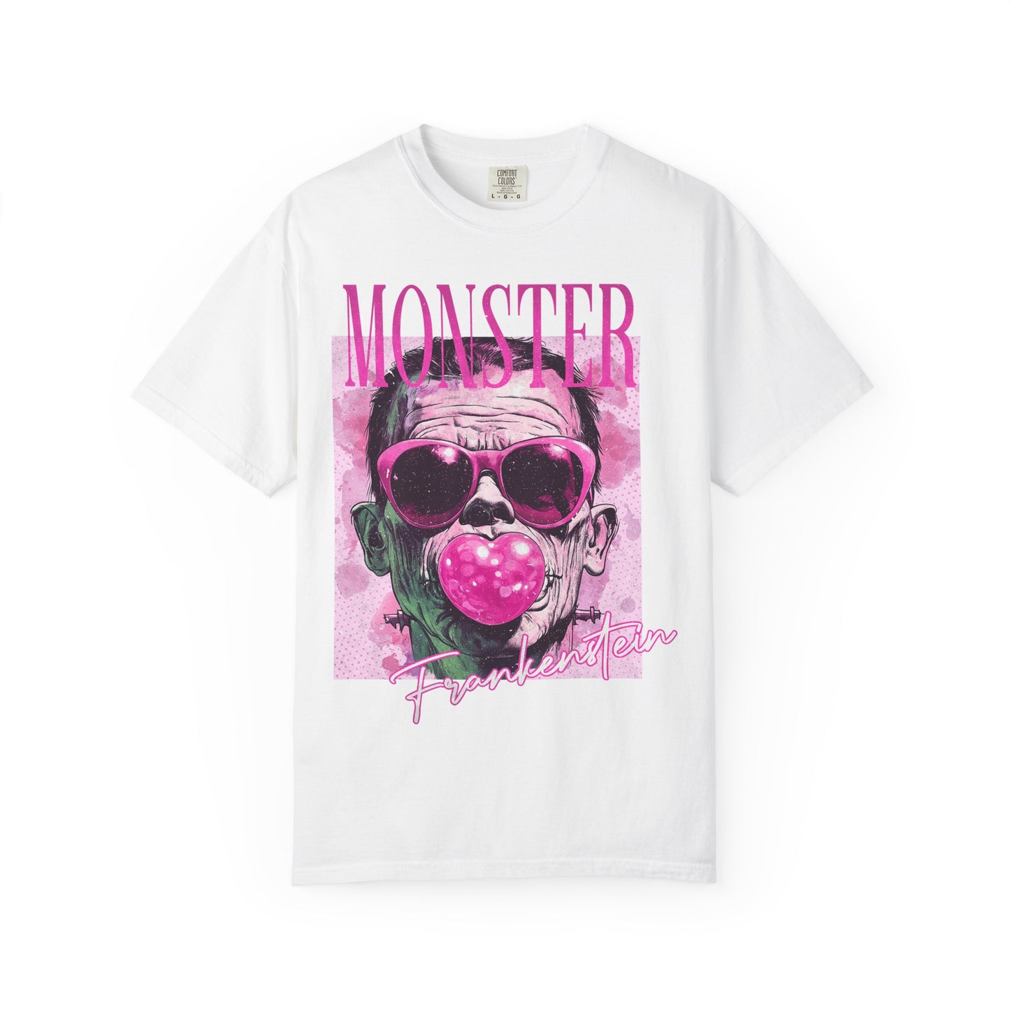 Frankenstein Monster Bubblegum Graphic T-Shirt