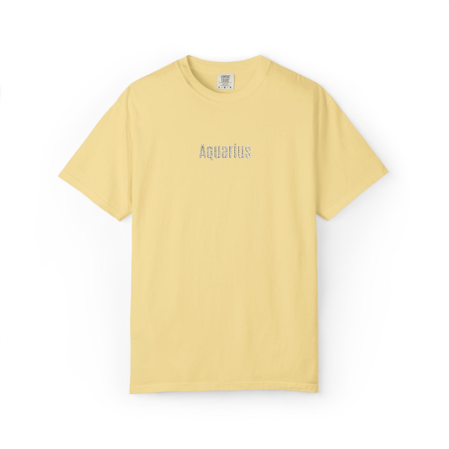 Aquarius Embroidered' Graphic T-Shirt