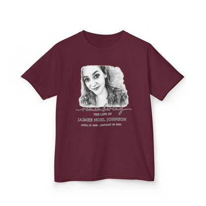 Memorial Kids Tee — "Remembering" Personalized Photo Tribute