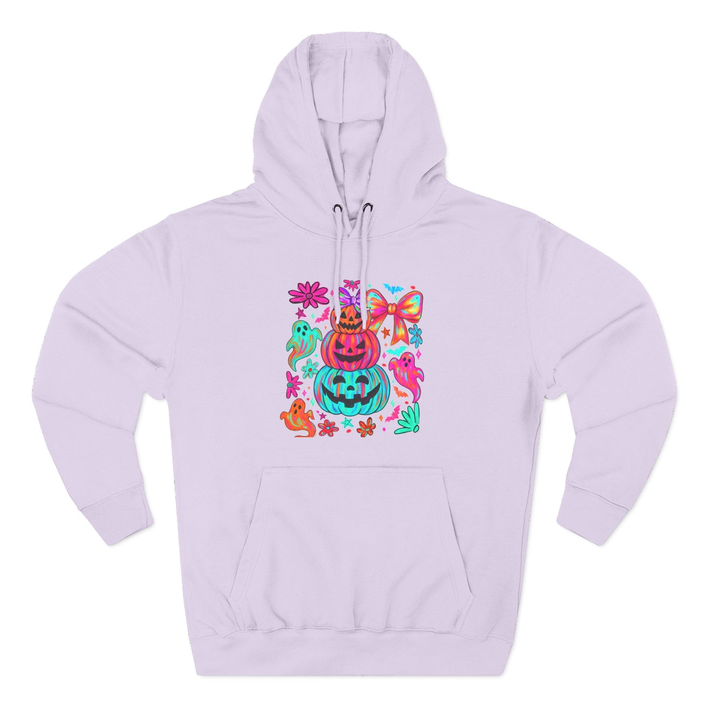 Colorful Pumpkin Hoodie — Cute Halloween Graphic Pullover