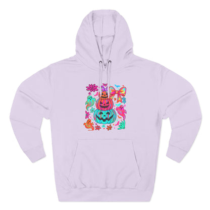 Colorful Pumpkin Hoodie — Cute Halloween Graphic Pullover