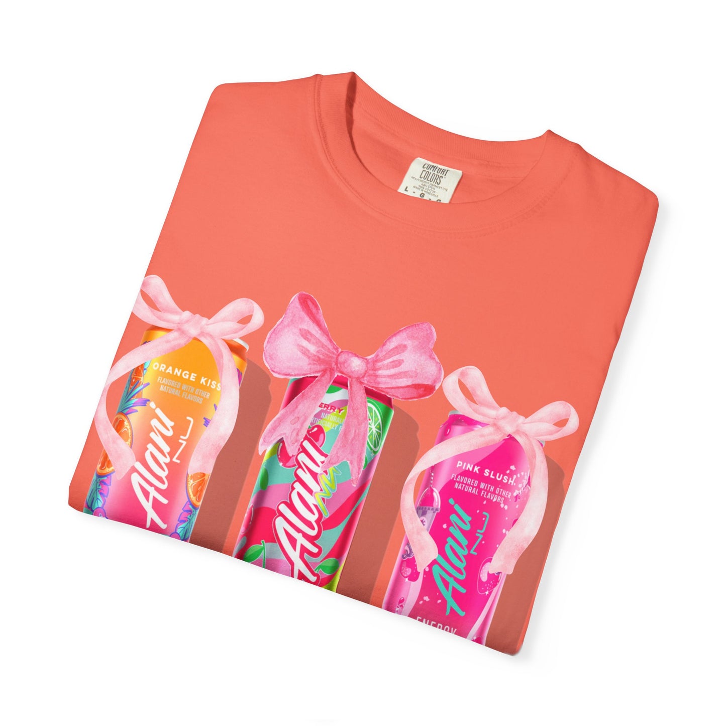 Aloha Soda Trio T-Shirt — Tropical Pink Beverage Graphic Tee