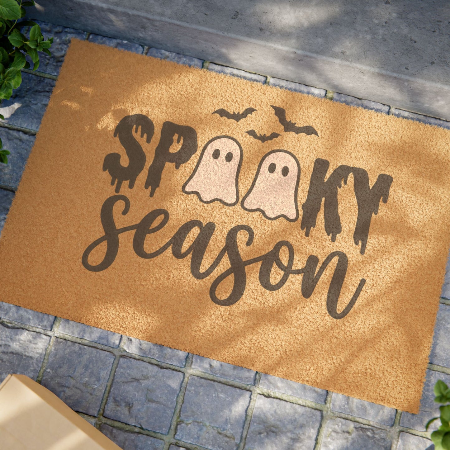 Spooky Season Doormat - Halloween Ghost Welcome Mat