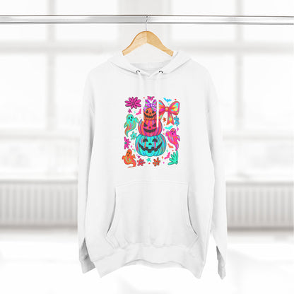 Colorful Pumpkin Hoodie — Cute Halloween Graphic Pullover