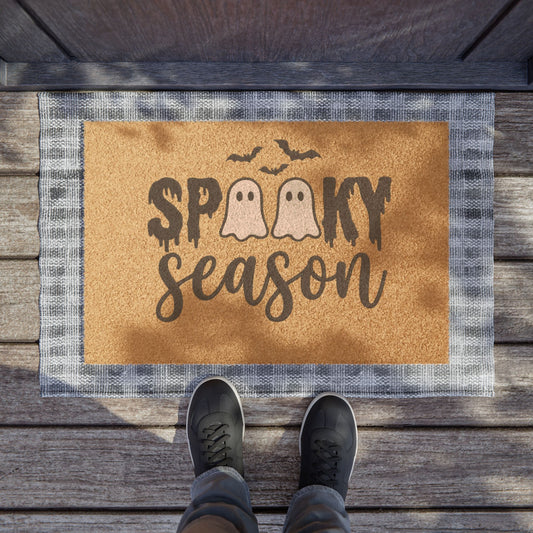 Spooky Season Doormat - Halloween Ghost Welcome Mat