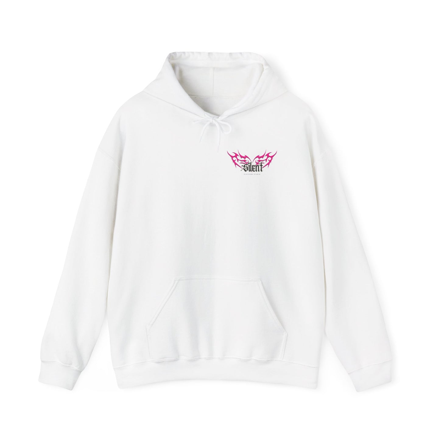 Silent Flame Hoodie — Pink Silent Clothing Hooded Sweatshirt
