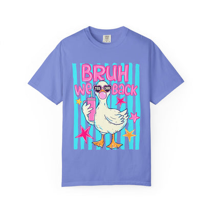 Bruh We Back Goose Teacher Graphic T-Shirt