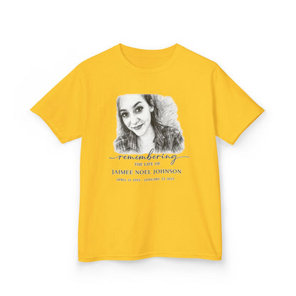 Memorial Kids Tee — "Remembering" Personalized Photo Tribute