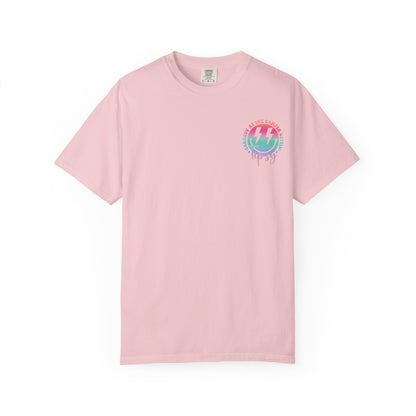 Gettin' Tipsy Camper T-Shirt — Retro Rainbow Camping Tee