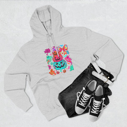 Colorful Pumpkin Hoodie — Cute Halloween Graphic Pullover