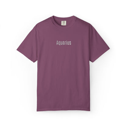 Aquarius Embroidered' Graphic T-Shirt