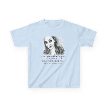 Memorial Kids Tee — "Remembering" Personalized Photo Tribute