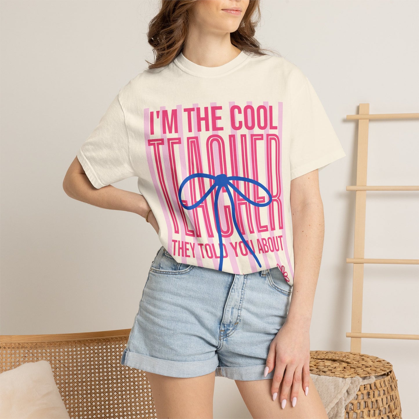 Cool Teacher T-Shirt – "I'm the Cool Teacher They Told You About" Graphic Tee