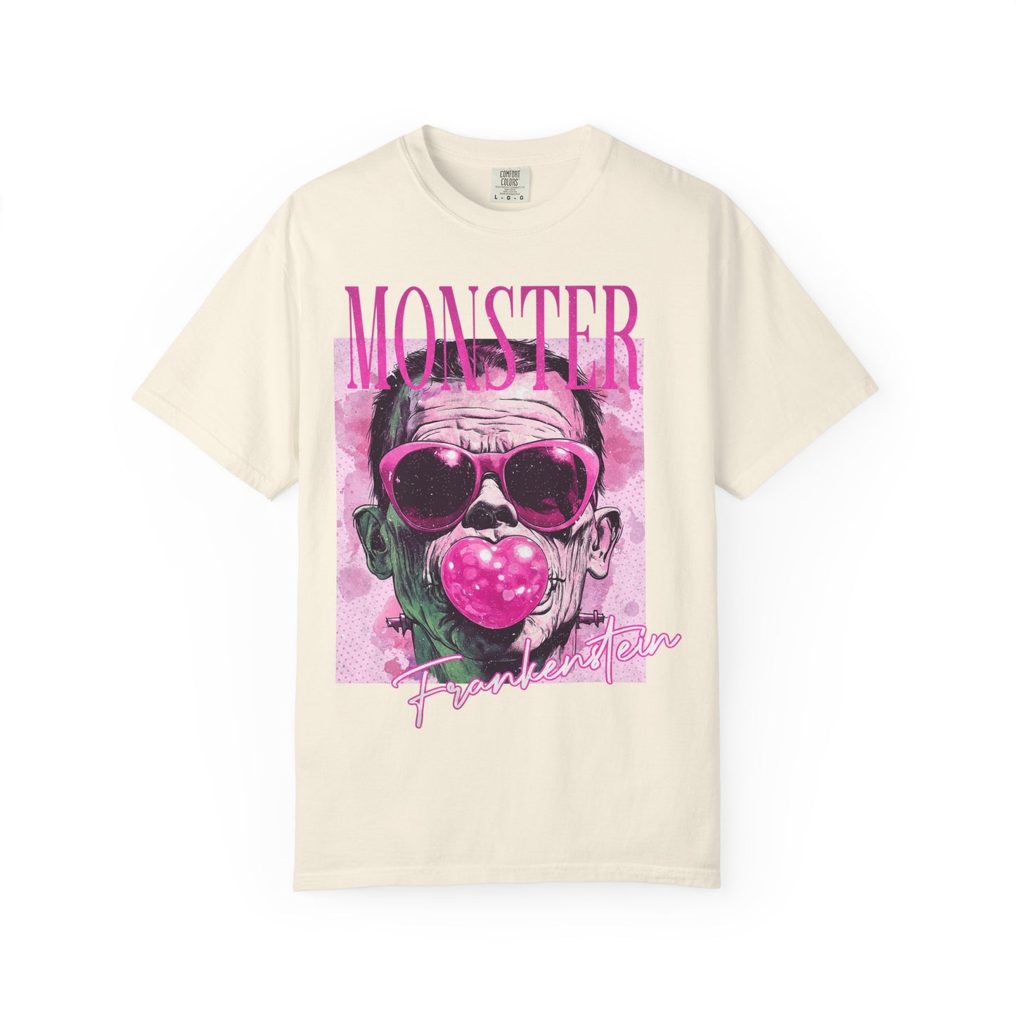Frankenstein Monster Bubblegum Graphic T-Shirt