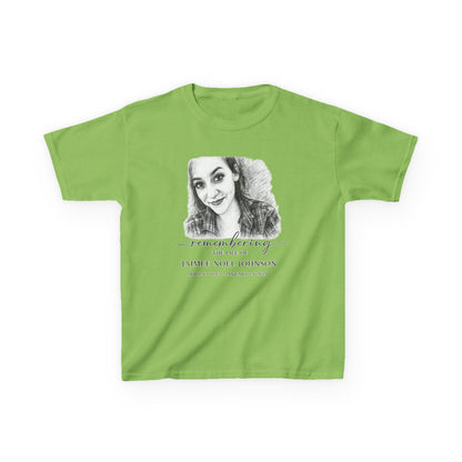 Memorial Kids Tee — "Remembering" Personalized Photo Tribute