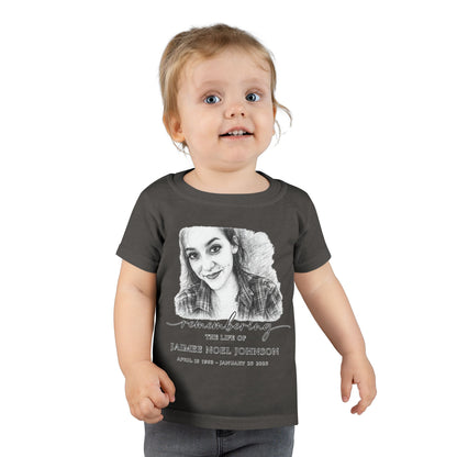 Toddler T-Shirt — Memorial Photo Tribute Tee (Custom Photo & Name)