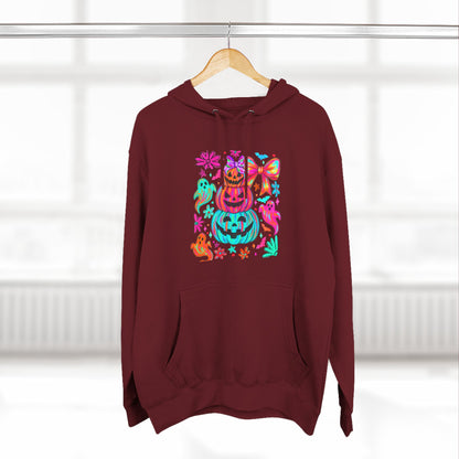 Colorful Pumpkin Hoodie — Cute Halloween Graphic Pullover